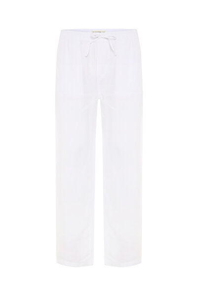 Mudo Straight Fit Linen Pants