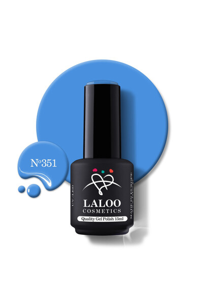 Laloo Cosmetics Νο.351 Dark Ocean blue | Laloo gel polish 15ml