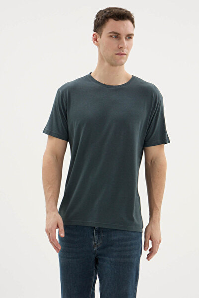 KLY Noul sezon guler rotund Bărbați tricou T-521