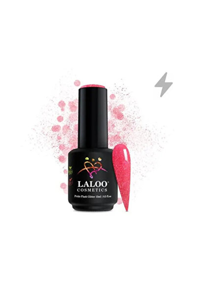 Laloo Cosmetics Lac gel Pride Flash Glitter 03 Pink Grapefruit Laloo 15ml