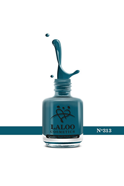 Laloo Cosmetics No.313 Teal Blue| Oja clasica Laloo 15 ml