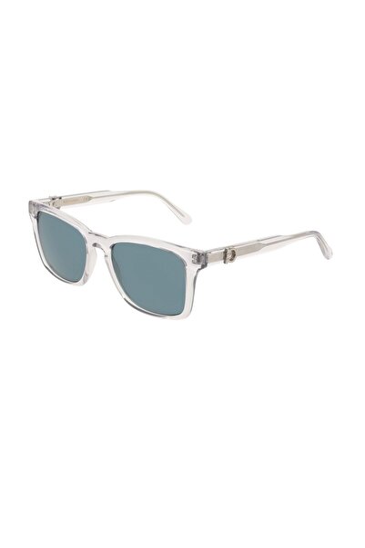 Salvatore Ferragamo Sf 2086Se 020 55 Unisex Square Transparent Grey Bone Sung...