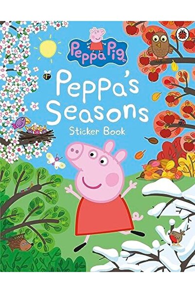 LADYBIRD (LICENSING) كتاب ملصقات بيبا بيج: فصول بيبا