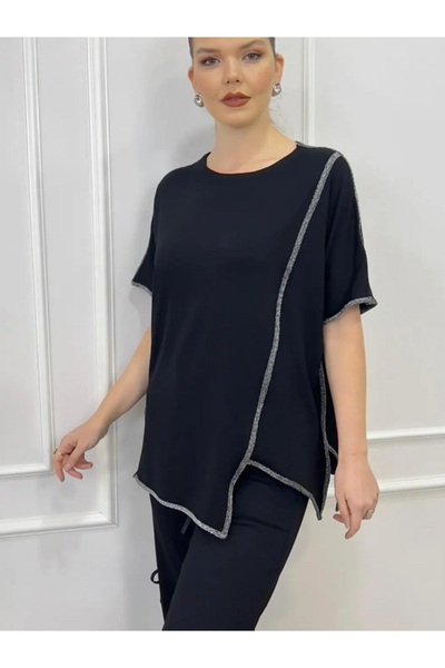 MİRVE BUTİK SİMLİ BİYE DETAYLI TUNİK