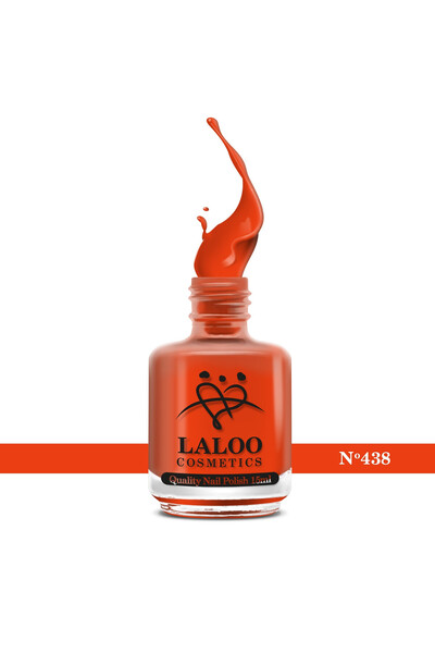 Laloo Cosmetics No.438 Carmine Red| Oja clasica Laloo 15 ml