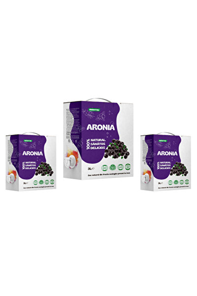 FROOTYA 3 x Suc de Aronia – Pachet PROMOȚIONAL 9L