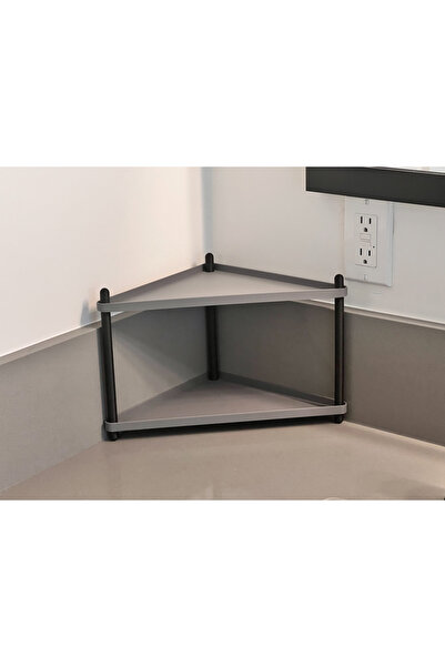 Mays3Dstudio 2 Katlı Köşe Raf Mutfak Düzenleyici – Tezgah Üstü Köşe Organizer...