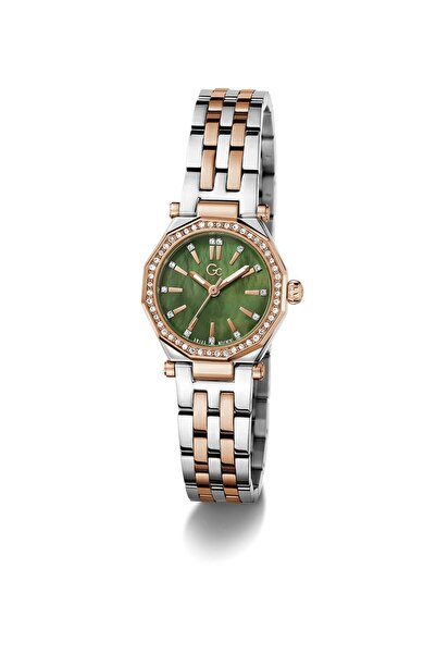 Guess Gc Gleam metal dual tone watch