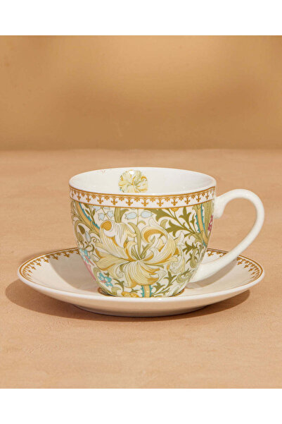 REDTAG Multi Floral New Bone China Cup & Saucer Set