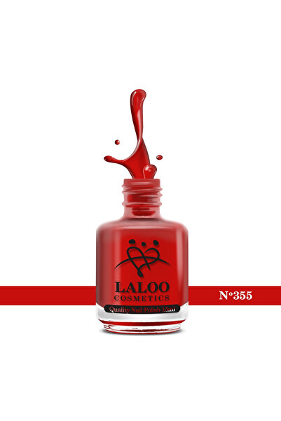 Laloo Cosmetics No. 355 Spanish Red| Laloo classic nail polish 15 ml
