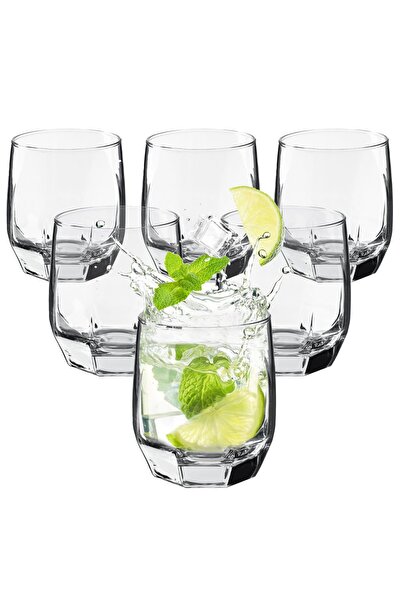 KADAX Glasses for Drinks, Whiskey, Juice, Set of 6 Glasses, 215 ml