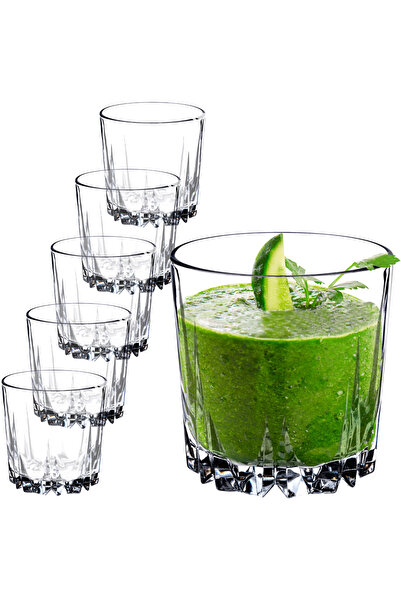 KADAX Glasses for Drinks, Whiskey, Juices, Set of 6 Glasses, 300ml