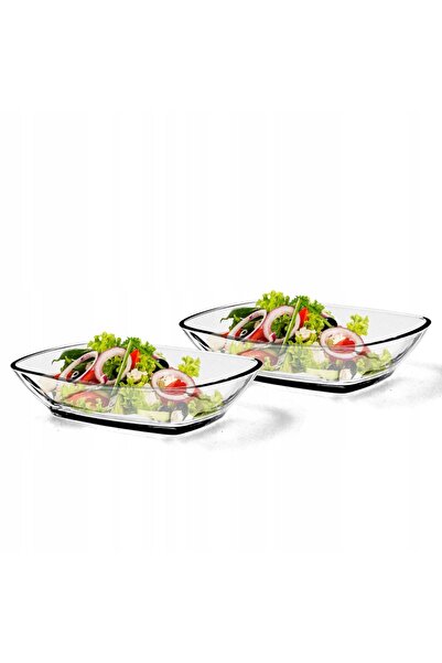 KADAX Bol de salată din sticlă, bol pentru gustări, 230 ml, set de 2 boluri s...