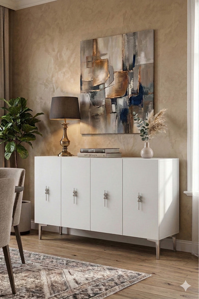 zetuna home KA1217BS KONSOL, ÇOK AMAÇLI DOLAP, KAHVE KÖŞESİ VE TV SEHPASI BEY...