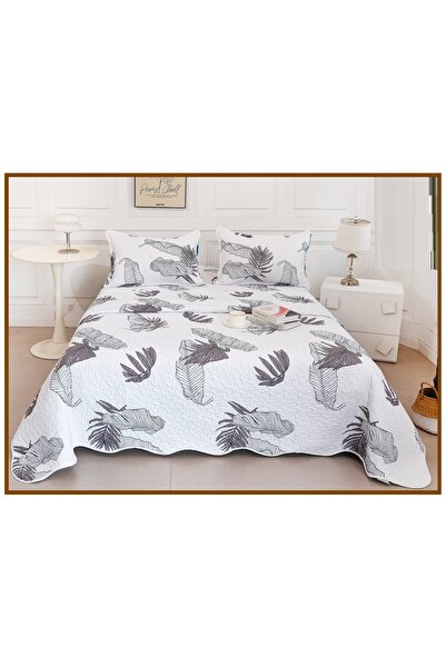 CHIRASO Reversible Quilted Bedspread Set, 2 Sides, 3 Pieces, 220x240 cm, 2 Pi...