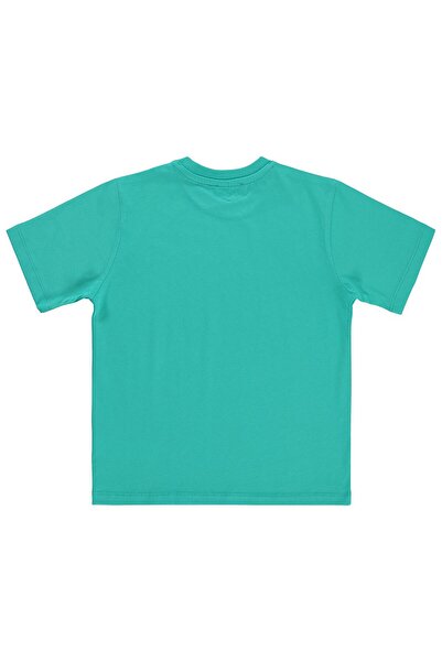 Civil Boys Basic Surf Label T-Shirt for 6-9 Years Old Km - Green 7-8 Years Old