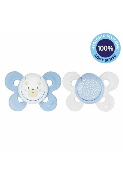 Chicco Σετ 2 πιπίλες μωρού, Chicco, Physio Comfort, Ορθοδοντικές, Μπλε