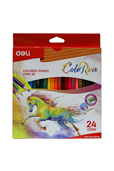 Deli Colored Pencil C00320 24Pcs