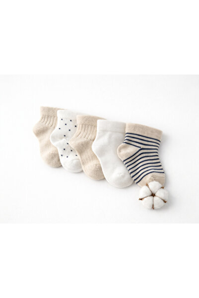 JUST SOCKS 5'Lİ BEBE PAMUK PATİK ÇORAP
