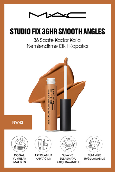 M.A.C Studio Fix 36HR Smooth Angles 36 Saate Kadar Kalıcı Nemlendirme Etkili ...