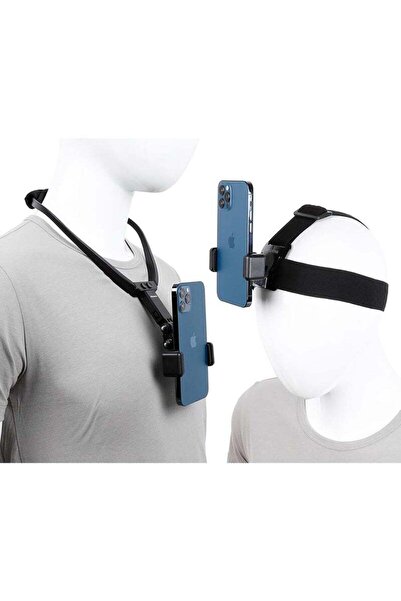 Arabest Wearable Neck Phone Stand, Hands-Free Hanging Video Mount for Action ...