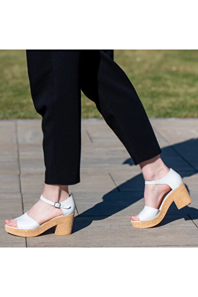 OEM Genuine leather sandals 032 white