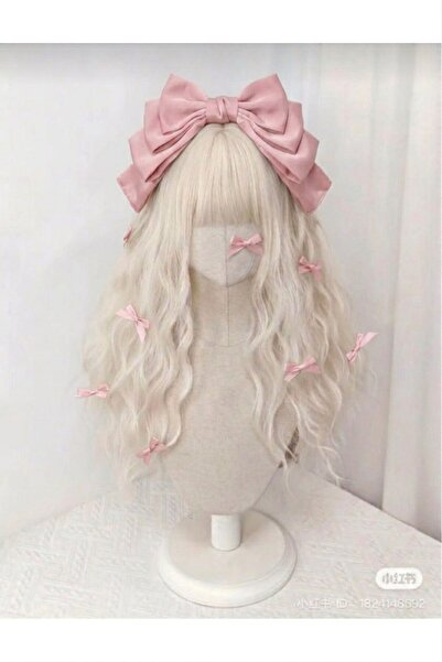 Shiklik Large Bow Crown and 8 Small Clip Hairpin Set - Lolita Style
