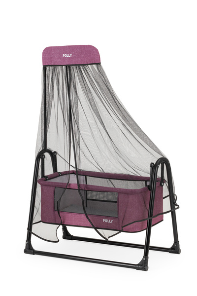 POLLY BABY Keten Tüllü Cibinlikli Fileli Silinebilir Portatif Sallanır Anne Y...