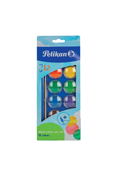 Pelikan Water Color 12 Colors + Brush