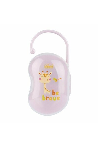 Chicco Θήκη πιπίλας μωρού, Chicco, Αποστειρώσιμη, Για 2 τεμάχια, Ροζ