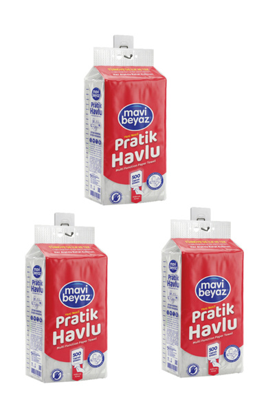 Mavi beyaz منشفة عملية 500 ورقة - منشفة ورقية متعددة الاستخدامات من الجيل الج...