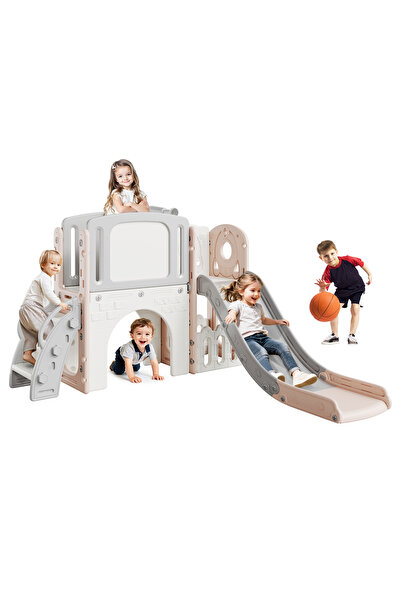 Garvee 8-in-1 Toddler Slide Indoor&Outdoor Playground Playset for Kids for Ba...