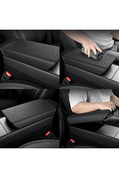 Red Lion parts Tesla Model Y Juniper Uyumlu 3D Ergonomik Kol Dayama Koruyucu ...