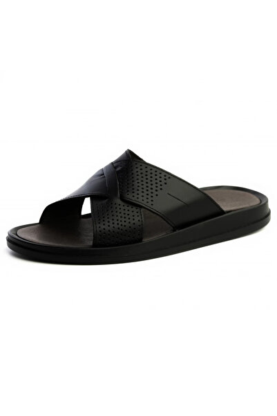 OEM Чехли от Естествена кожа 355 черни