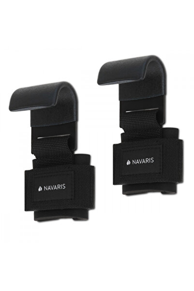 Navaris Pereche de curele cu cârlig pentru ridicarea greutăților, universale,...