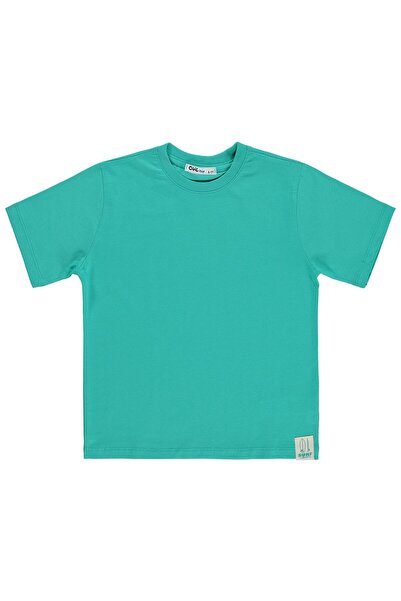 Civil Boys basic Tricou cu etichetă Surf pentru 6-9 ani Km - Verde 7-8 ani