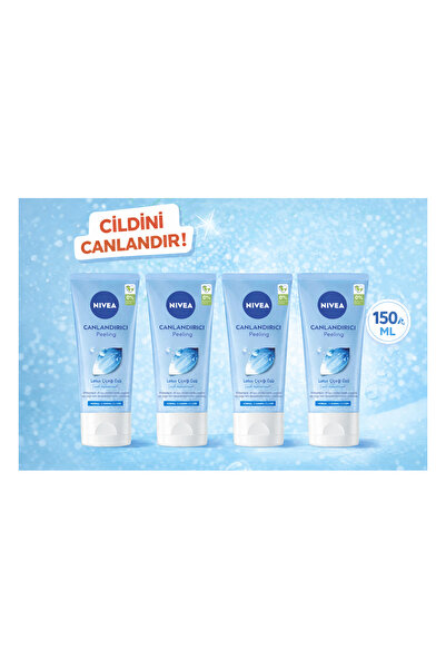 NIVEA Canlandırıcı Yüz Peelingi 150 ml,Arındırıcı,Nemlendirici,Lotus Çiçeği,E...