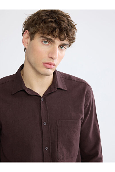 LC Waikiki Hilfa New Season Regular Fit Men's Linen Look Shirt