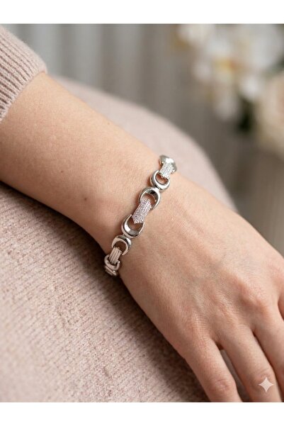 ESRADA 3S Oval Lock Design Luminous Steel Bracelet