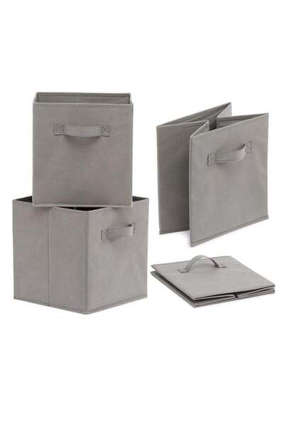 Arabest Home Collapsible Storage Box, with Dual Handles, for Home and Office