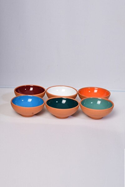DestiHome 6-Piece Earthenware Snack Bowl, Sauce Bowl, Jam Bowl Set