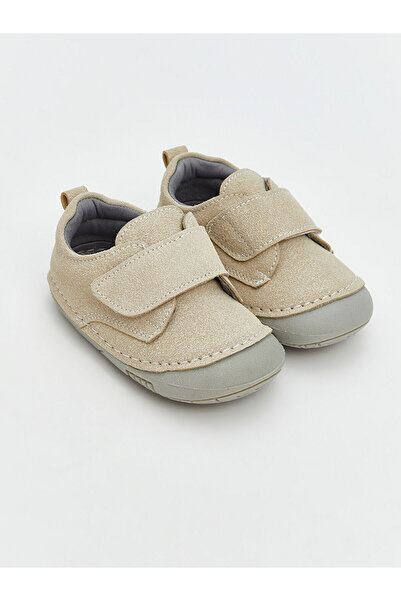 LC Waikiki Two Mt Shop Quality Lcw Steps Beige Velcro Baby Boy First Step Shoes