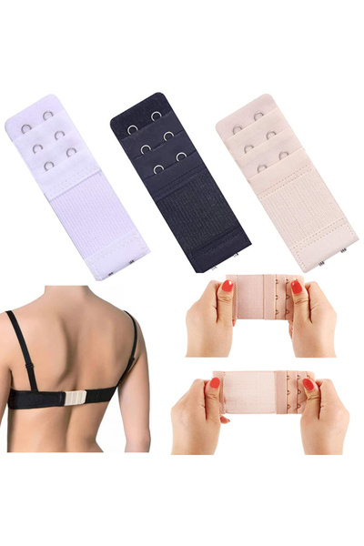 zola Set extensii sutien, 3 poziții de fixare, 3 bucăți, lățime 3,8 cm, negru...