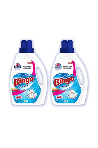 Bingo Çamaşır Deterjanı Beyaz Ve Renkliler Amber 2600 ml x 2 Adet