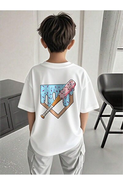 Velostra Băieți Candy cu imprimeu supradimensionat Confortabil pentru utiliza...