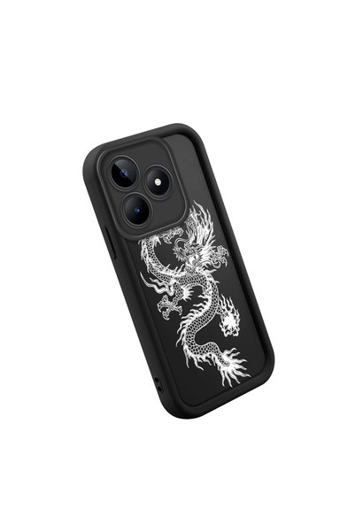 SLIMFELT Realme Note 50 High Quality Classic Dragon Patterned Case, Luxury, S...