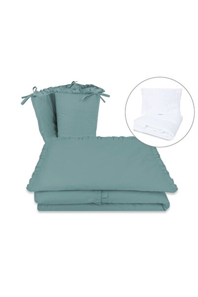 MimiNu 5-piece crib bedding, MimiNu, For crib 120x60 cm, Nepal Green