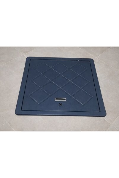 EdoraHavuz Polyester havuz depo kapağı 70*70 cm-Antrasit
