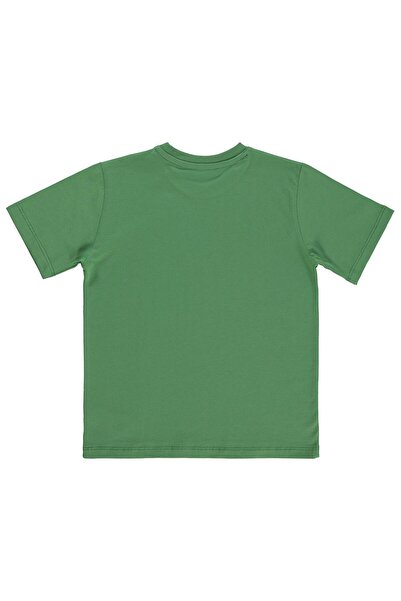 Civil Boys Basic Surf Label T-Shirt for 6-9 Years Old Km - Green 6-7 Years Old