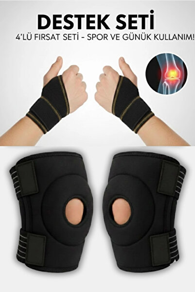 MericLine 4-Piece Orthopedic Medical Set – 2-Piece Hand Wrist Splint + 2-Piec...